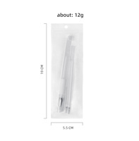 Stylo marqueur pour peau de tatouage avec règle de mesure, outil de positionnement pour microblading, stylo marqueur pour sourcils