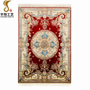 Fijne Zijden Handgeknoopte Alfombras Persas Isfahan 5x7ft Persian Tapijt Voor Woonkamer