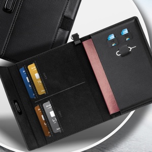 Passport Holder Document Card Holder RFID Anti-Theft Multi-Function Travel Ticket Holder Anti-Magnetic Pu Material Passport Case - Product Image 3