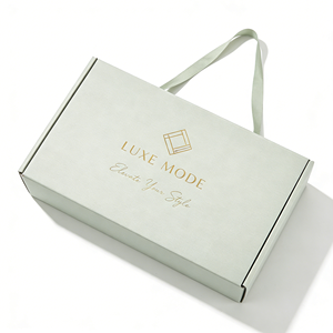 Boîtes d'expédition pour sous-vêtements et vêtements, emballages e-commerce, boîtes en carton ondulé E-flute, boîtes d'expédition découpées sur mesure, OEM personnalisé - Product Image 1