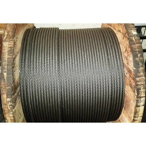 Cable de Acero de 10 mm a 20 mm con Núcleo IWRC, Cable de Acero Sin Galvanizar Grado 1770 para Aplicaciones de Elevación - Product Image 1