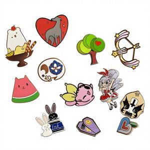 Custom Design Gold-Plated Zinc Alloy Casting Enamel Pins & Badges for New Year Parties Holiday Decoration - Product Image 2