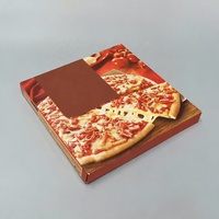 Boîte en carton ondulé auto-élevante personnalisée, écologique, de qualité alimentaire, avec gaufrage, pour pizzas et hamburgers surgelés - Vente en gros
