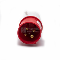 Prise industrielle et prise supérieure 220 volts 32 Amp 5pin bleu 3 phases