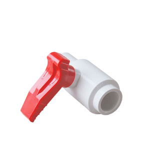 Vanne à bille personnalisée raccord <span class=keywords><strong>de</strong></span> tuyau <span class=keywords><strong>d</strong></span>'alimentation en eau en plastique avec interrupteur facile poignée <span class=keywords><strong>de</strong></span> vanne à bille avec position en plastique Ppr - Product Image 3