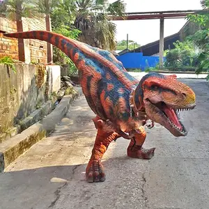 anpassbare versteckte beine dinosaurier cosplay karneval raptor kostüm velociraptor