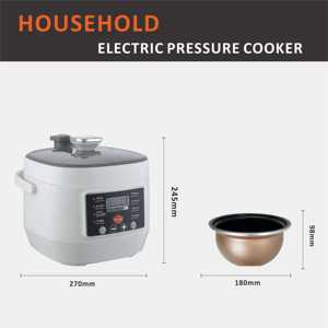 Cuisinière à <span class=keywords><strong>riz</strong></span> intelligente de style <span class=keywords><strong>japonais</strong></span> 2,5 L, petite marmite électrique à pression intelligente pour la maison 220 V, avec revêtement antiadhésif blanc - Product Image 2