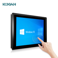 Panel PC Industrial TFT LED de 18.5 Pulgadas, IP65 Impermeable, Anti-interferencias, Pantalla Táctil Capacitiva Todo en Uno