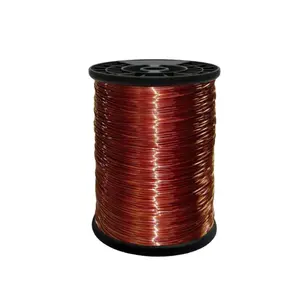 2024 SAWN customizable class 130 UEW/N 0.1~3.0mm aluminum enameled wire for transformers,motors,instrumentation winding