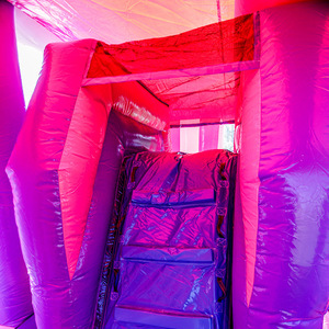 Casa Inflable Grande <span class=keywords><strong>de</strong></span> Princesa Rosa para Niños, Castillo Inflable con Tobogán, Casa <span class=keywords><strong>de</strong></span> Brinco Inflable para Fiestas - Product Image 5