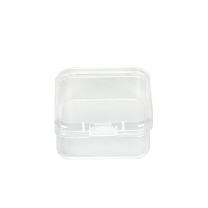 Transparent Square Storage Box 4.5cm With Lid Jewelry Organizer PP Container For Beads And Small Accessories - Product Image 3