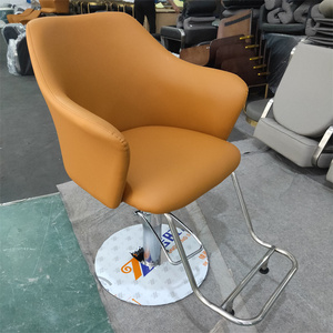 Sillón de Salón Pequeño Negro Kisen y Silla de Lavacabezas, Silla de Estilismo para Salón, Set de Estación de Peluquería, Silla de Barbero, Mobiliario de Salón - Product Image 4