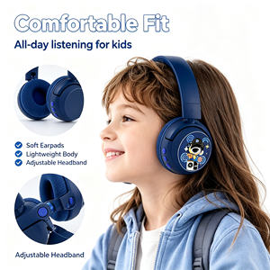 Nouveaux écouteurs Bluetooth anti-bruit BuddyPhones pour enfants, casque stéréo sans fil sécurisé pour enfants, vente en gros - Product Image 2