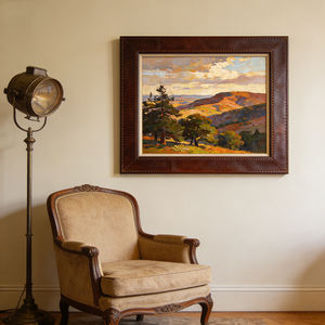 Peinture murale suspendue dessinée à la main pour salon, décoration murale de fond de canapé, peinture abstraite texturée pour sol - Product Image 3