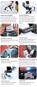 JXITECH MiniP Luz de Relleno con Seguimiento IA 360 °   Estabilizador de Gimbal Giratorio para Smartphone, para iPhone y Android, para Grabación de Videos y Vlogs - Product Image 2