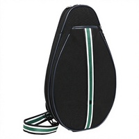 Nouveau Sac de Raquette en Toile 2025 pour Femmes et Hommes – Tennis/Pickleball/Badminton – Grande Capacité, Style Vintage Tendance pour Sports de Plein Air