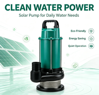Pompe à eau solaire flottante hors réseau, grande puissance, pour drainage des étangs et alimentation en eau du bétail