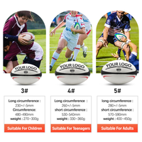 Fabricant et fournisseur de ballons de rugby en caoutchouc personnalisés pour l'entraînement sportif, usine autonome de rugby