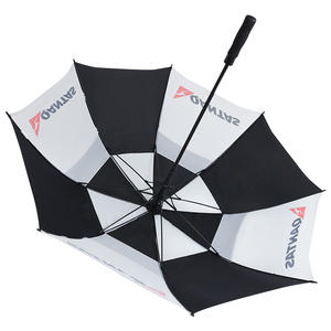Grand <span class=keywords><strong>parapluie</strong></span> de golf coupe-vent personnalisé de 60 pouces <span class=keywords><strong>Meilleur</strong></span> <span class=keywords><strong>parapluie</strong></span> de golf à double auvent robuste imprimé de <span class=keywords><strong>tempête</strong></span> <span class=keywords><strong>Parapluie</strong></span> extra fort de marque fabriqué en pongé - Product Image 3