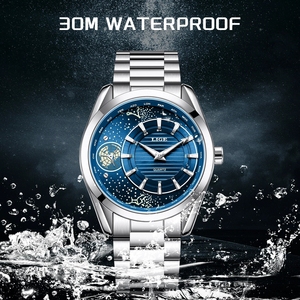 <span class=keywords><strong>Reloj</strong></span> de Lujo <span class=keywords><strong>LIGE</strong></span> para Hombre, Original, de Moda, para Hombre de Negocios, <span class=keywords><strong>Reloj</strong></span> de Pulsera de Cuarzo, Resistente al Agua, de Acero Inoxidable, <span class=keywords><strong>Reloj</strong></span> para Hombre - Product Image 5