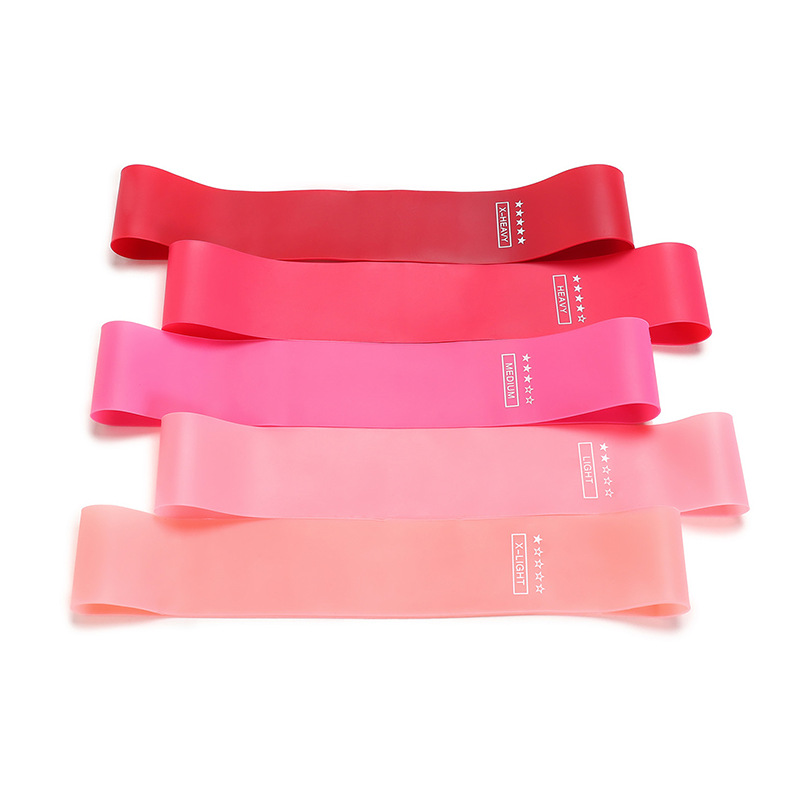 5 pièces de couleur rouge progressive