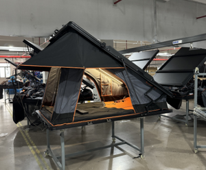 2025 палатка на крыше Dachzelt, твердая оболочка, 4 человека, алюминиевая водонепроницаемая солнечная панель, палатка на крыше для кемпинга и туризма - Product Image 4