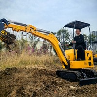 Mini-excavatrice à chenilles neuve avec moteur Kubota CE EPA, 2 tonnes, livraison gratuite, micro-pelle, prix de gros pour excavatrices compactes
