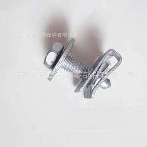 Mercedes Benz Underbody Protection Plate Clip Screw Bolt Fixing <b>Bracket</b> 0000001410 Carbon Steel External Hexagon <b>Silver</b> - Product Image 1