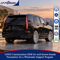 Jantes en alliage forgé monobloc de haute qualité personnalisées de 22, 24 et 26 pouces, finition argent poli, 6x139.7, pour Cadillac Escalade SUV