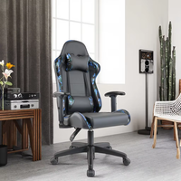 Chaise de jeu ergonomique à libération de pression stable, vente chaude, chaise pivotante de cybercafé, cuir synthétique, bureau à domicile