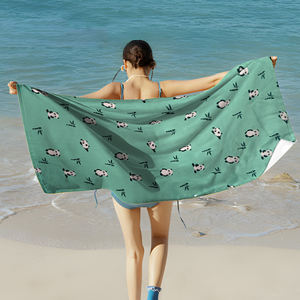 Sıcak satış özelleştirilmiş ekstra büyük hızlı kuru su emici ev havlusu moda mikrofiber kum ücretsiz plaj havlusu - Product Image 1