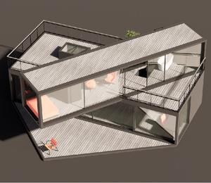 <span class=keywords><strong>2</strong></span> katlı 40ft konteyner ev standart prefabrik ev abd/avustralya standartları - Product Image 2