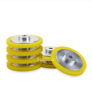 Alta Qualidade Industrial PU Roda De Borracha De Poliuretano Revestido De Uretano Rodízios De Poliuretano De Alto Desempenho Rolo De Plástico De Borracha - Product Image 1