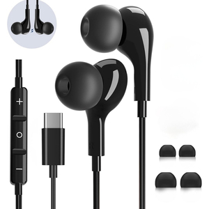 หูฟังแบบมีสาย HiFi คุณภาพสูง แบบ Type-C พร้อมไมโครโฟน สำหรับคนรักเสียงเพลงและ iPhone - Product Image 1