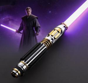 LGT Sabre <span class=keywords><strong>Mace</strong></span> <span class=keywords><strong>Windu</strong></span> Neo Pixel Sabre laser à oscillation lisse épée à LED Sabre laser à poignée en métal Jouet lumineux pour - Product Image 1