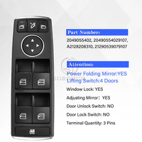Sorghum 2048700251 2049055402 A2128208310 2128208310 interruptor principal de la ventana eléctrica principal para mercedes-benz CLA250 GLA250 W166 2013