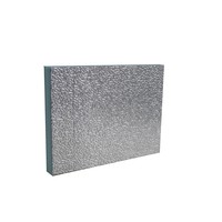 Panneaux de conduits d'air PIR rectangulaires en mousse bleue avec feuille d'aluminium double face de 20 mm pour conduits de plafond pour systèmes CVC