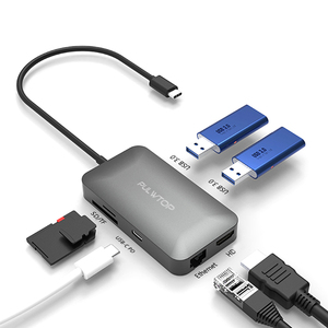 Pulwtop nuevo diseño <span class=keywords><strong>usb</strong></span>-c <span class=keywords><strong>adaptador</strong></span> de viaje tipo c hub <span class=keywords><strong>usb</strong></span> para apple <span class=keywords><strong>macbook</strong></span> <span class=keywords><strong>air</strong></span> - Product Image 1