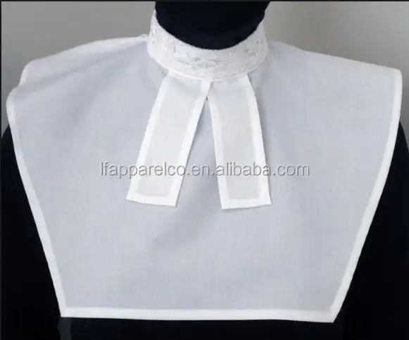 UK Stil Weiß Barrister krawatte, anwalt krawatte