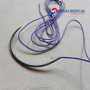 Suturas Quirúrgicas Desechables Estériles al por Mayor, Suturas <span class=keywords><strong>Absorbibles</strong></span> de Poliglactina 910 (PGLA) con Aguja <span class=keywords><strong>para</strong></span> Uso en Cirugía - Product Image 4