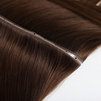 Nouvelle Arrivée Extensions de Cheveux Humains Remy 100% Double Drawn Européens, Tissage Papillon à Micro-Billes Invisible Genius Wefts