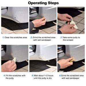 Kit de Reparación de Carrocería de Automóvil Profesional, Masilla Epoxi para Reparación de Carrocería, Pasta de Pulido, Pegamento, Kit de Reparación de Arañazos, Colores y Tamaños Personalizados - Product Image 4