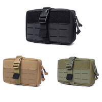 Trousse de premiers soins médicale tactique 1000D Vintage pochette Molle d'urgence en nylon déchirable pour les voyages en plein air survie étanche à l'eau