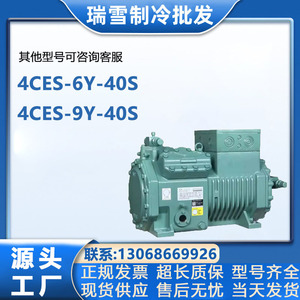   คอมเพรสเซอร์ทำความเย็น 4CES-6Y-40S 4CES-9Y-40S สำหรับอุปกรณ์ห้องเย็น - Product Image 5