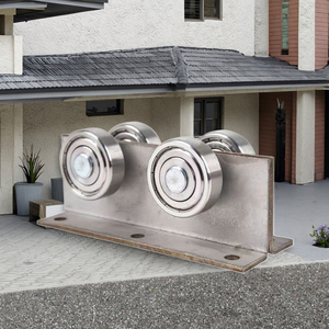 Diseño moderno de alta resistencia 4 ruedas de <span class=keywords><strong>carro</strong></span> Componentes de puerta corredera en voladizo de acero inoxidable <span class=keywords><strong>para</strong></span> 4 rodillos de ventana de puerta de coche <span class=keywords><strong>para</strong></span> - Product Image 4