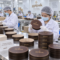 Boîte cylindrique personnalisée pour cheesecake, emballage en tube de papier écologique pour la pâtisserie et le stockage de gâteaux basques