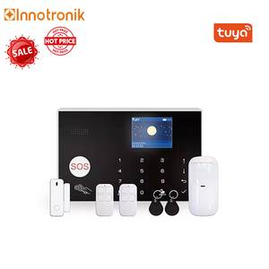 Tuya ứng dụng điều khiển báo động Wifi + 4 gam không dây wifi nhà thông minh an ninh Hệ thống báo động với alamr Hub PIR cửa Detector - Product Image 1