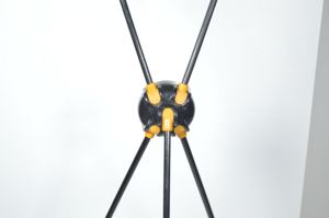 Estante de exhibición de rueda de engranaje ajustable, personalizado, alta calidad, 80x180, proveedor de soporte de banner - Product Image 4