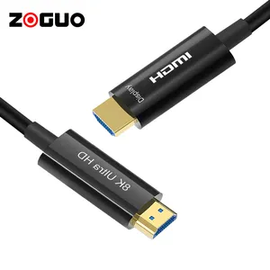 Câble à fibre optique HDMI 2.1 8K HDMI prend en charge 8K @ 60Hz 4K @ 120Hz Compatible avec PS5 Xbox UHD TV câble à fibre optique hdmi 100 mètres