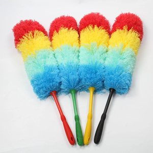 Plumeau en microfibre quatre couleurs flexible et sans perte de fibres pour le nettoyage domestique et le dépoussiérage - Product Image 1